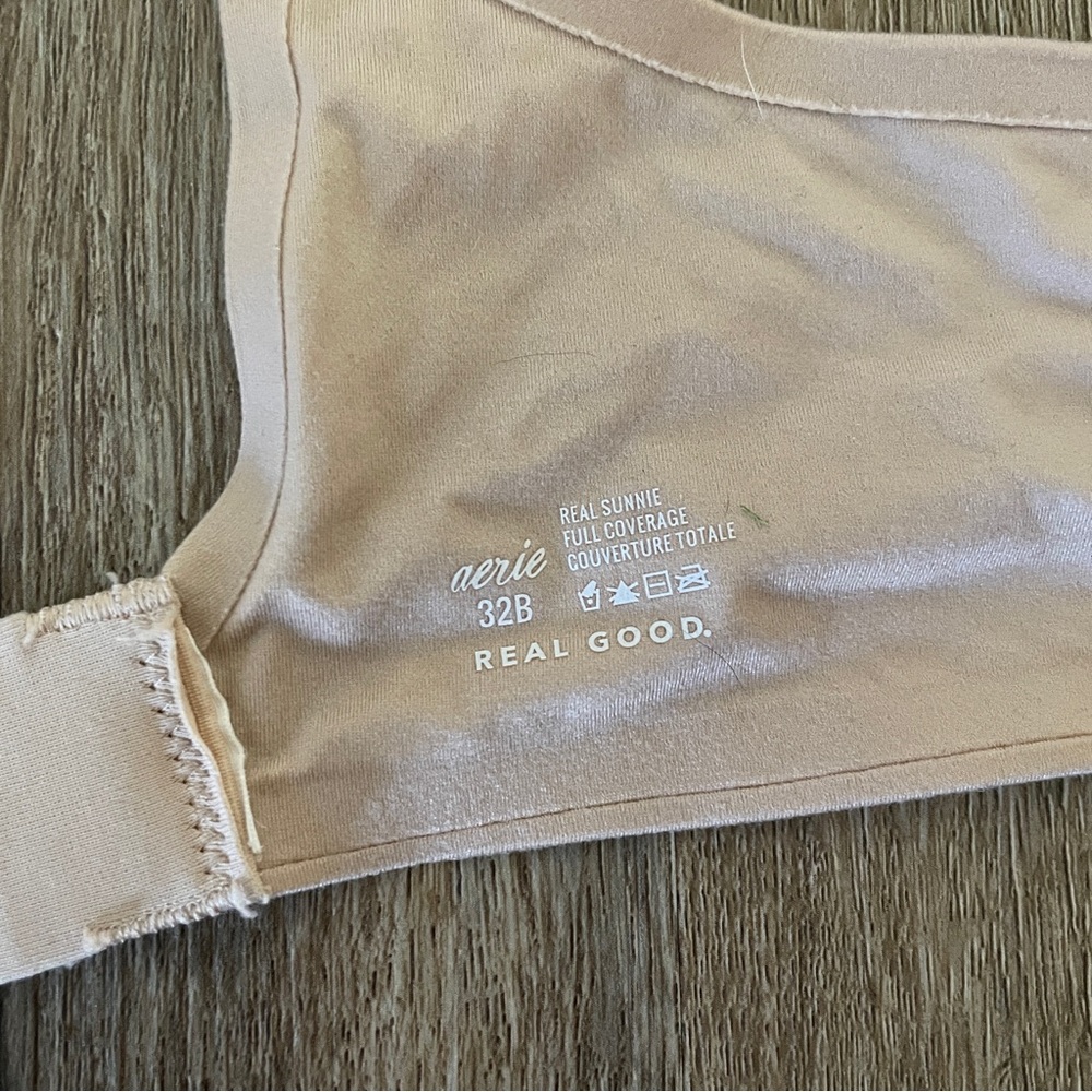 Aerie Sunnie Full Coverage Lightly Lined Bra Tan New - Picture 2 of 3